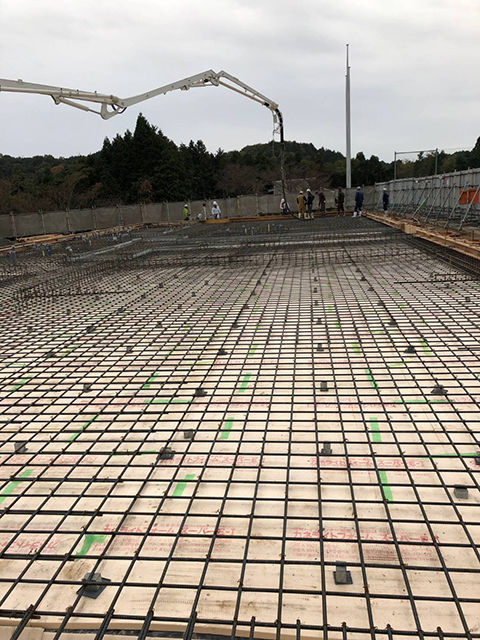 スポーツ施設基礎工事
